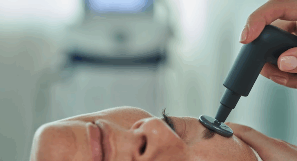 Patient in indiba therapy